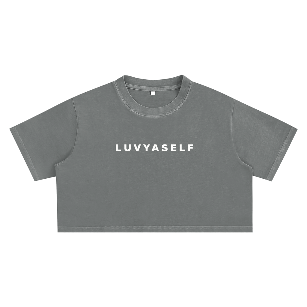 Uniform Washed Crop Top