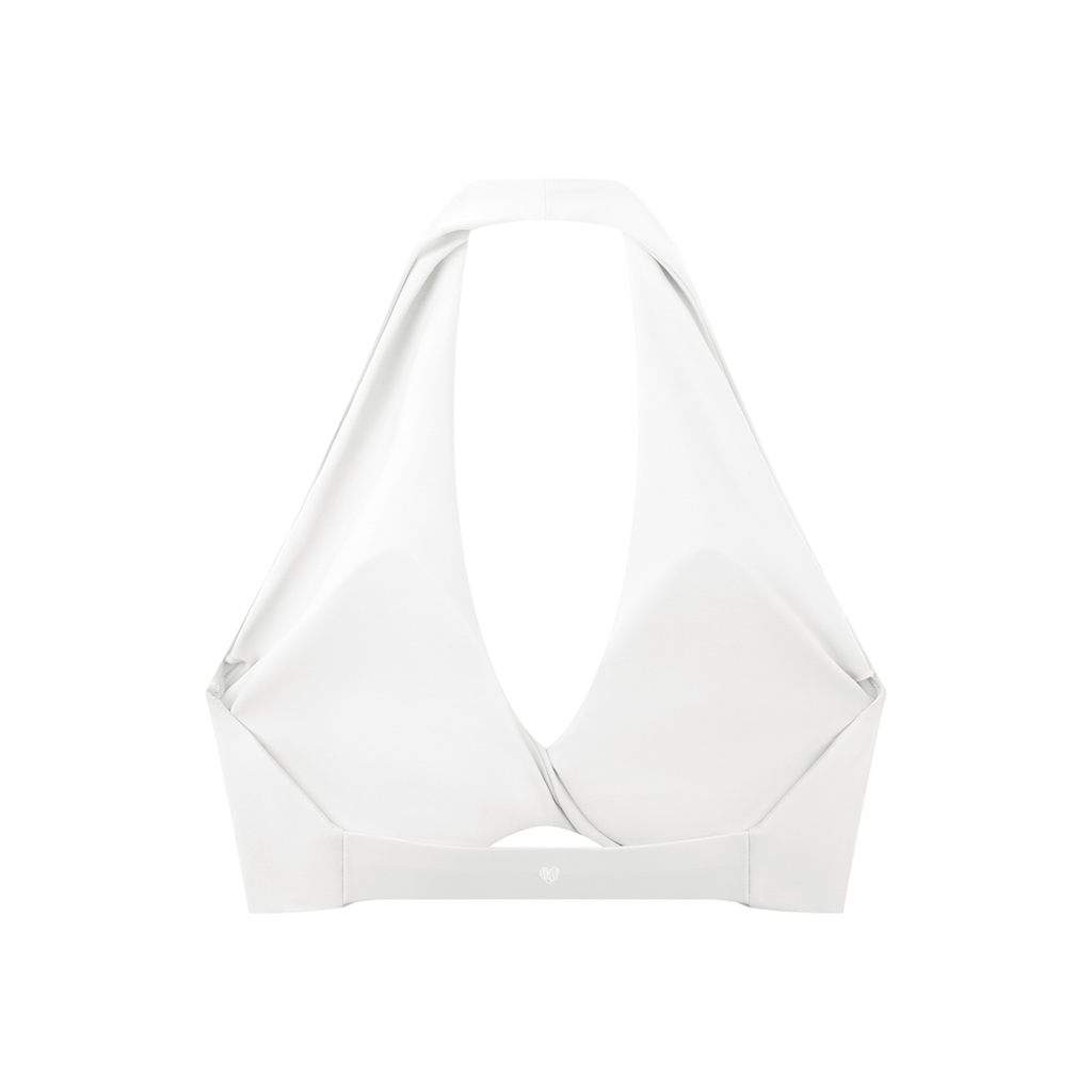 Uniform Sports Bra — Pleated Halter