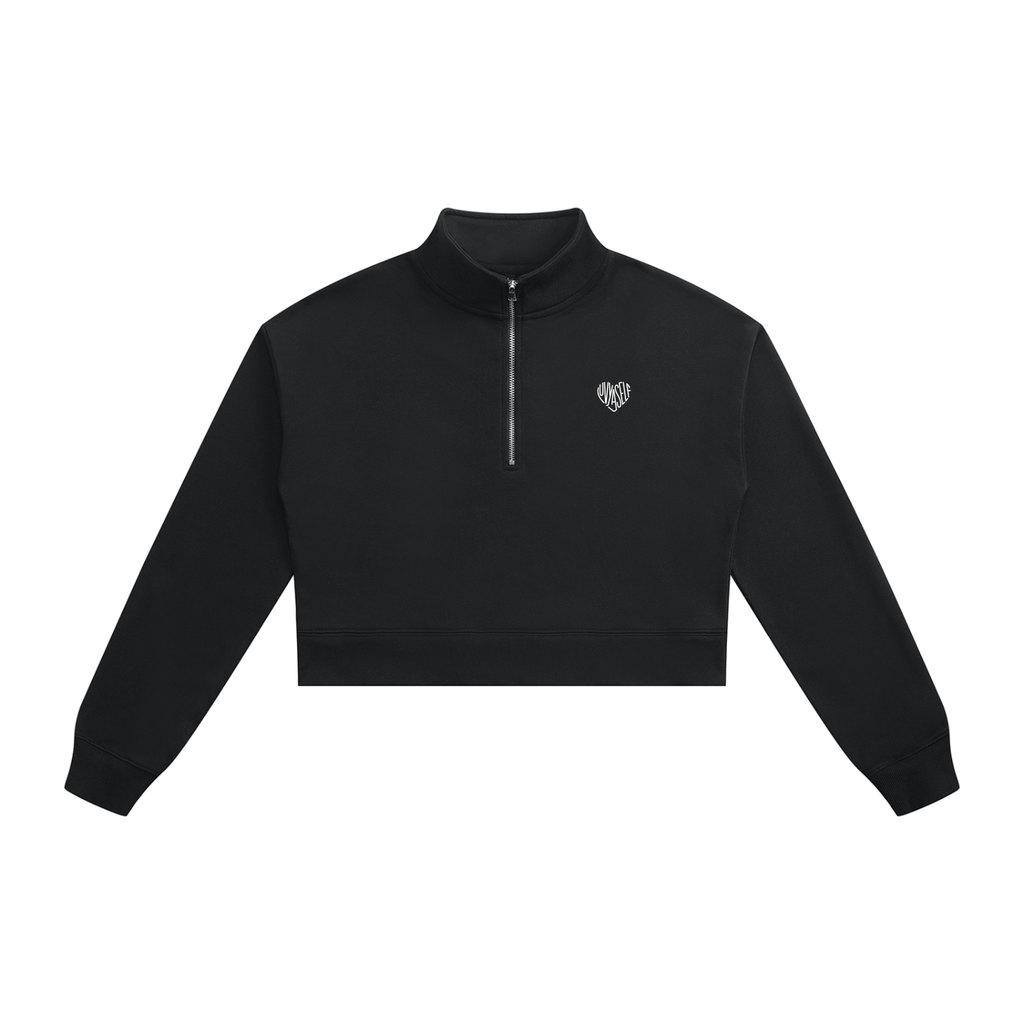 Women's Crop Quarter-Zip Sweatshirt