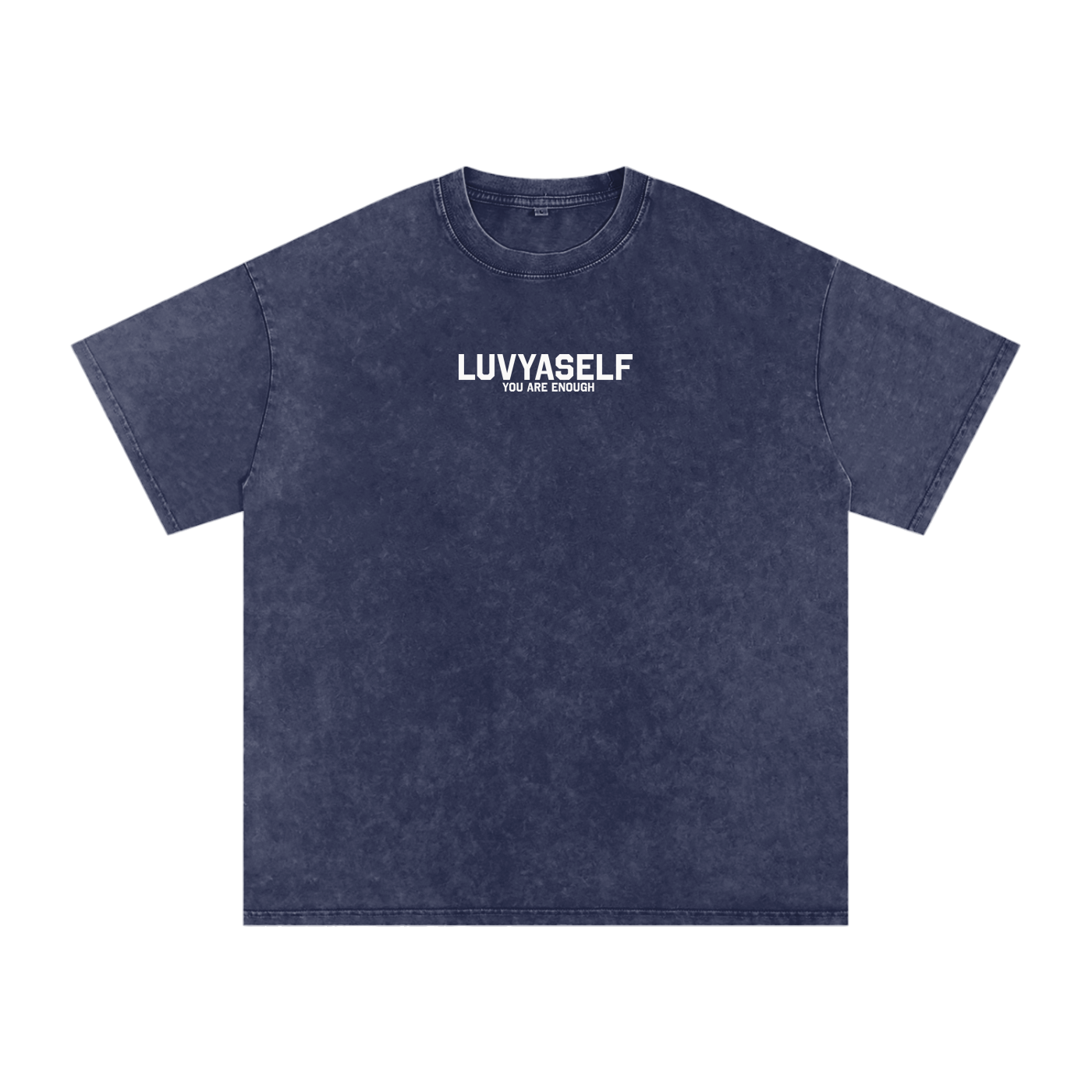 LUVYASELF - Snow Washed Oversized Cotton T-Shirt