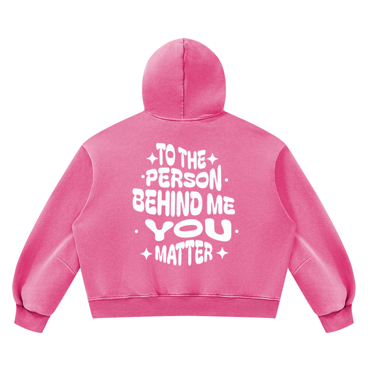 Unisex Vintage Wash Boxy Fleece Hoodie