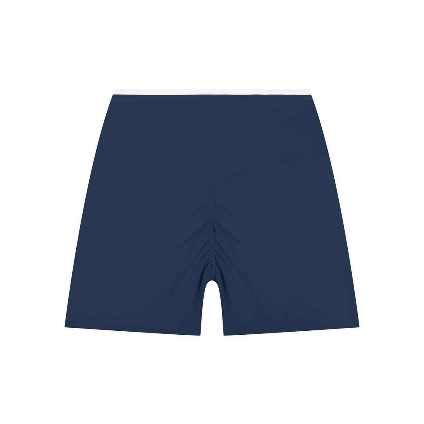 Uniform High Rise Color Block Yoga Shorts