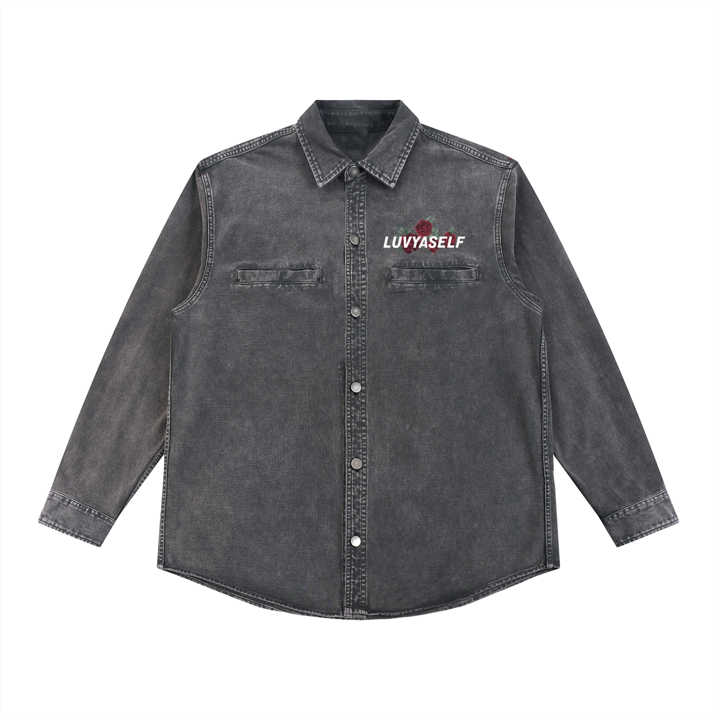 LUVYASELF - Denim Vintage Washed Heavyweight Jacket