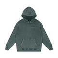 Uniform Snow Washed Loose Cotton Hoodie