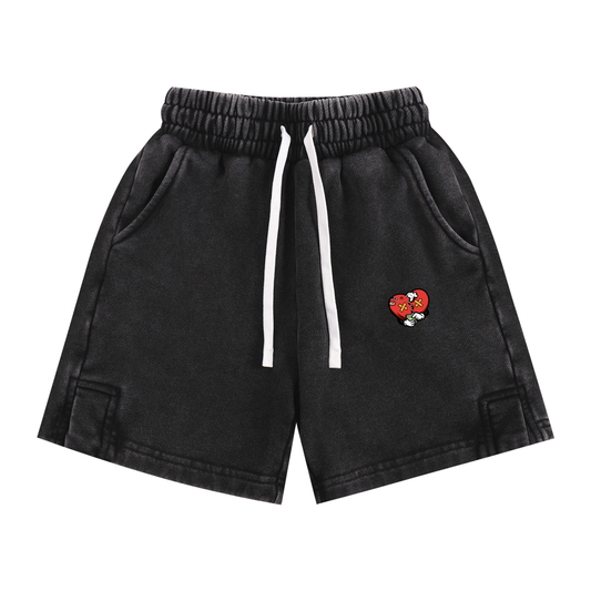LUVYASELF - Snow Washed Kids' Shorts