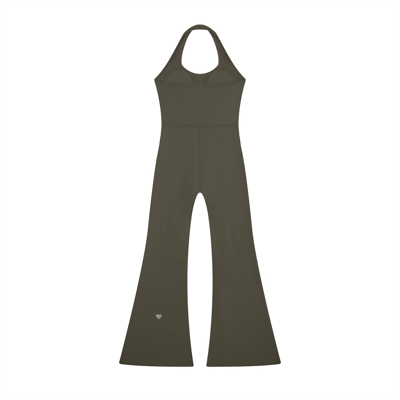 Uniform Halter Flared Jumpsuit