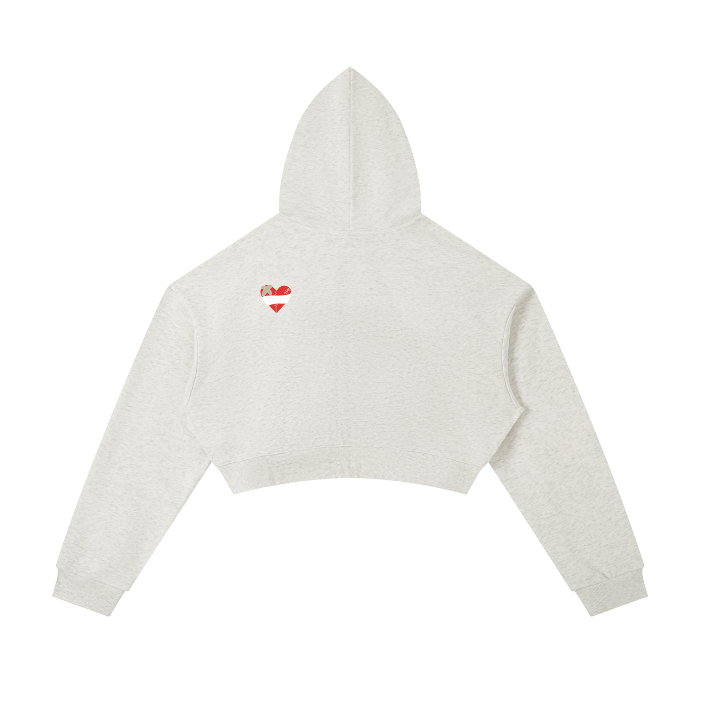 Essential Cropped Zip-Up Hoodie