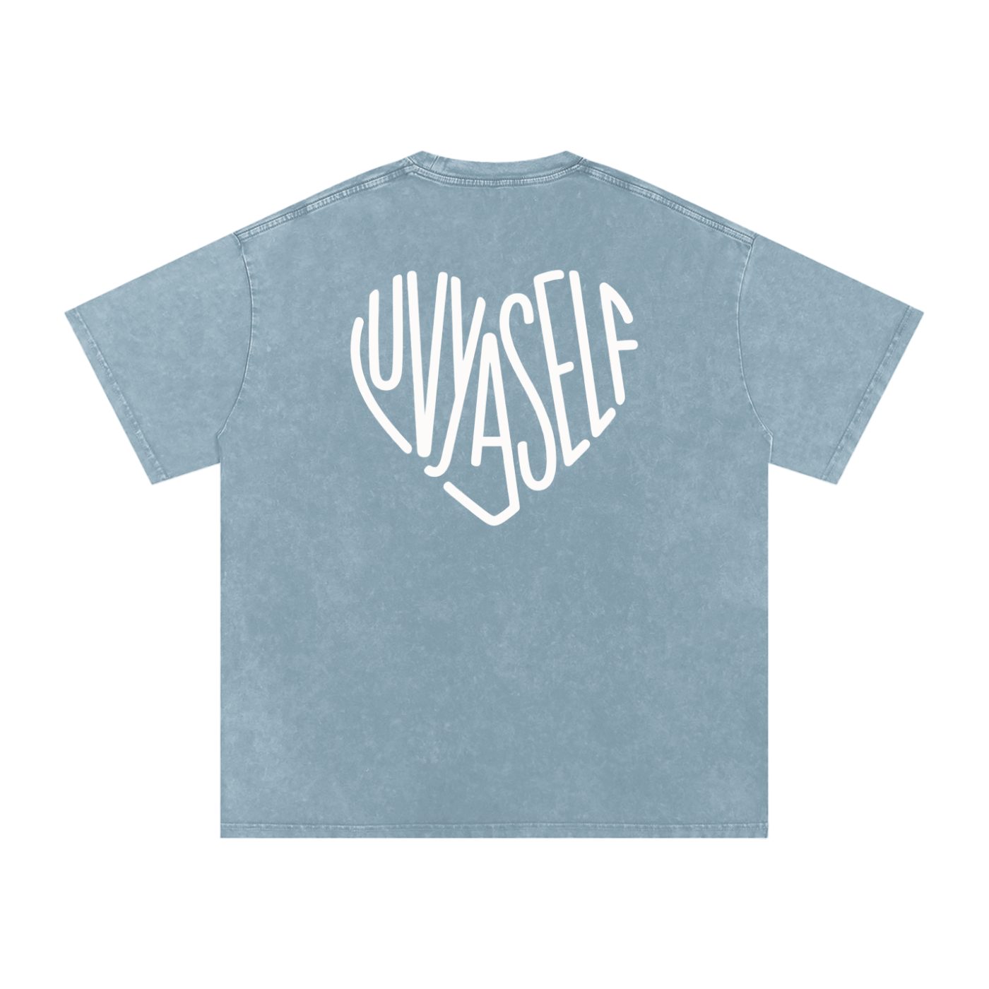 LUVYASELF - Snow Washed Oversized Cotton T-Shirt
