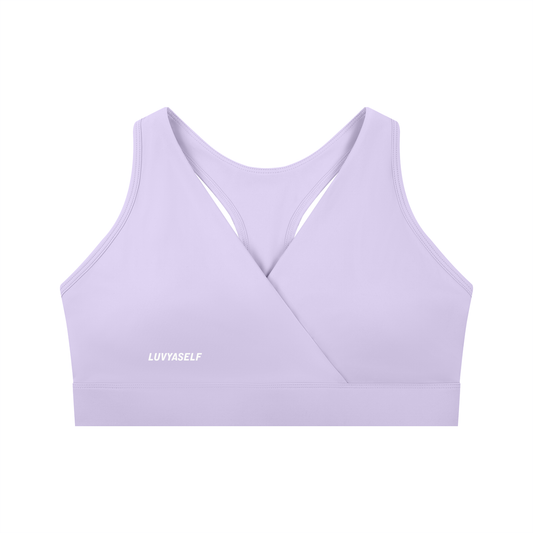 Women's Crossover V-Neck Sports Bra