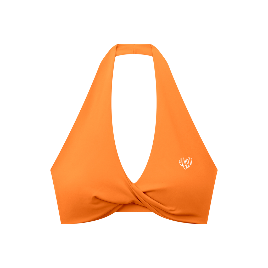 Uniform Sports Bra — Pleated Halter