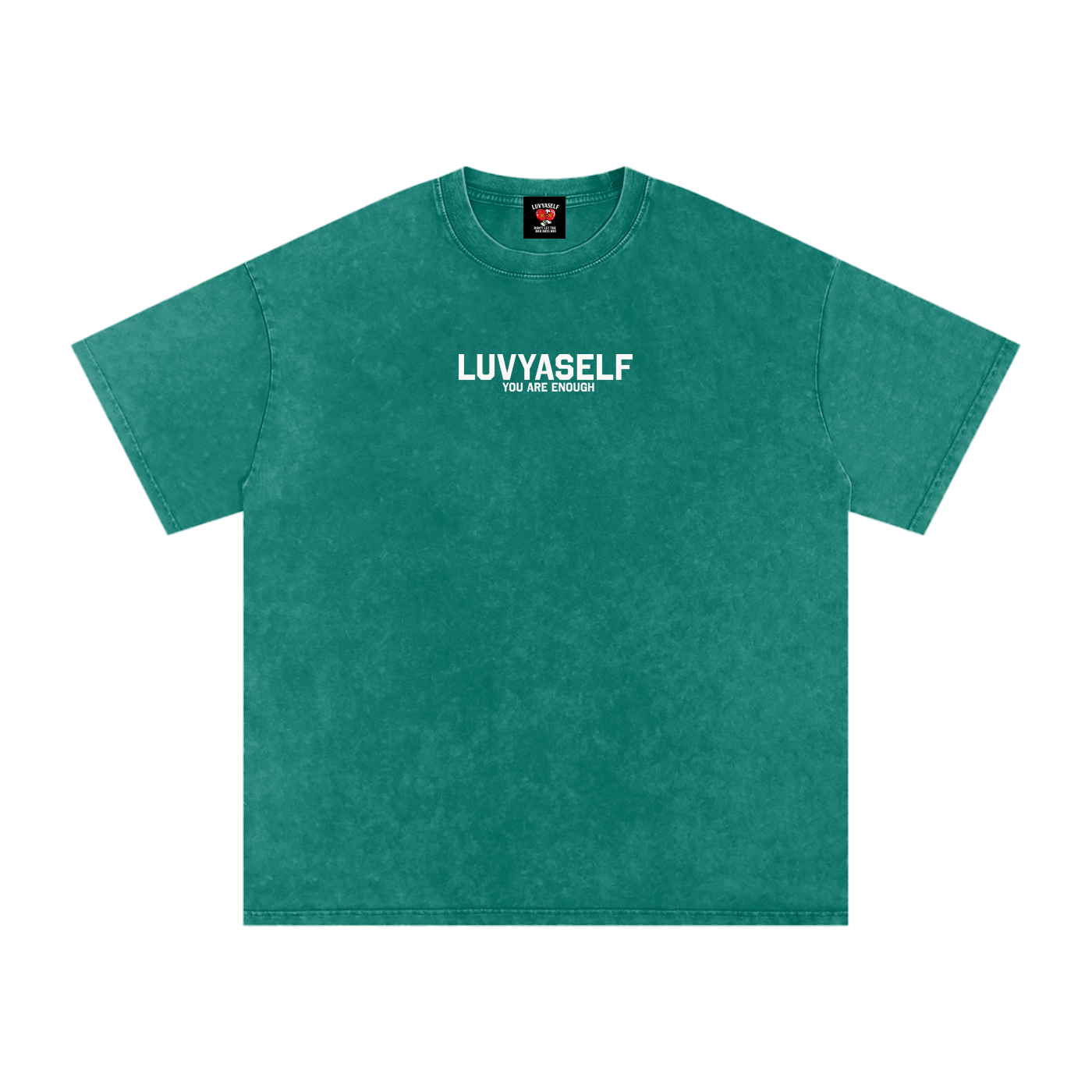 LUVYASELF - Snow Washed Oversized Cotton T-Shirt