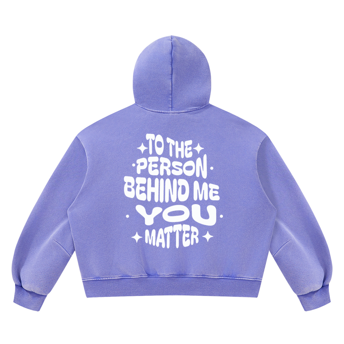 Unisex Vintage Wash Boxy Fleece Hoodie