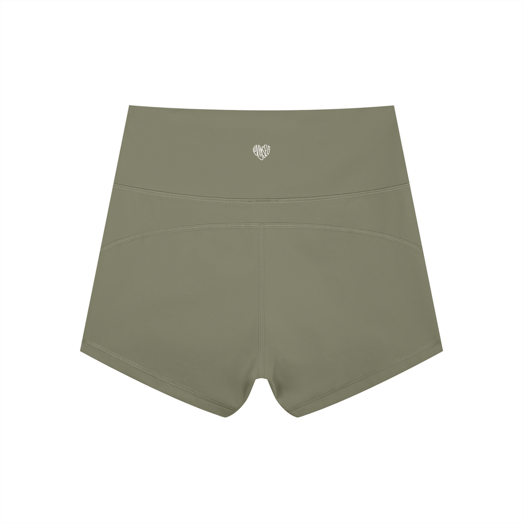 Uniform High-Waist Yoga Shorts