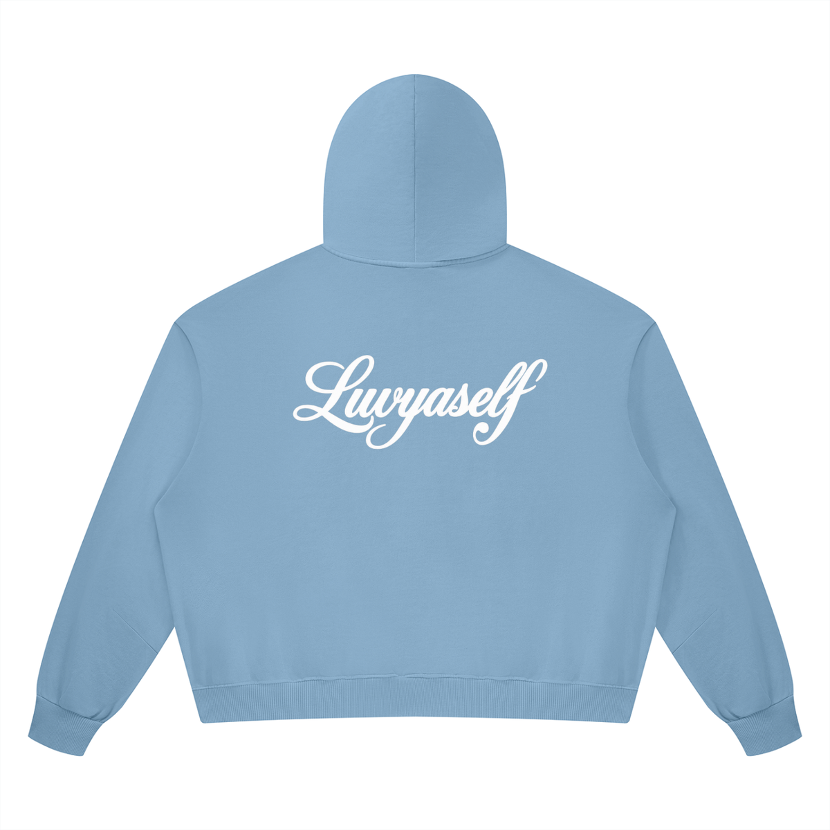Unisex Vintage Wash Boxy Full Zip Hoodie