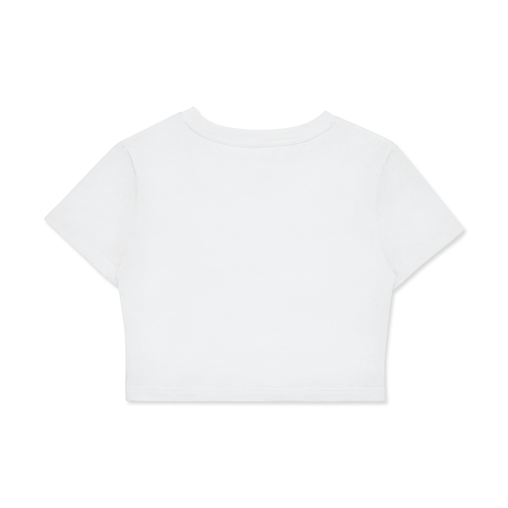 Uniform Fitted Crop Cotton T-Shirt