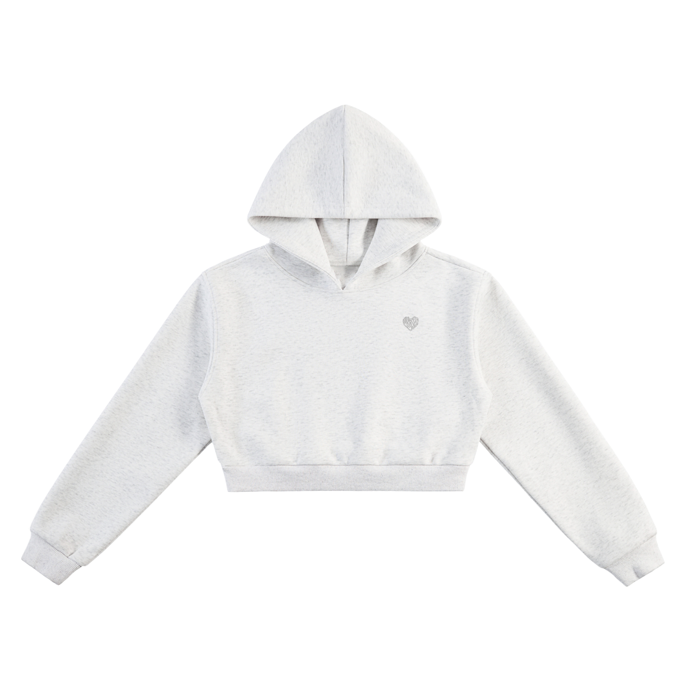 LUVYASELF Essential Cropped Hoodie