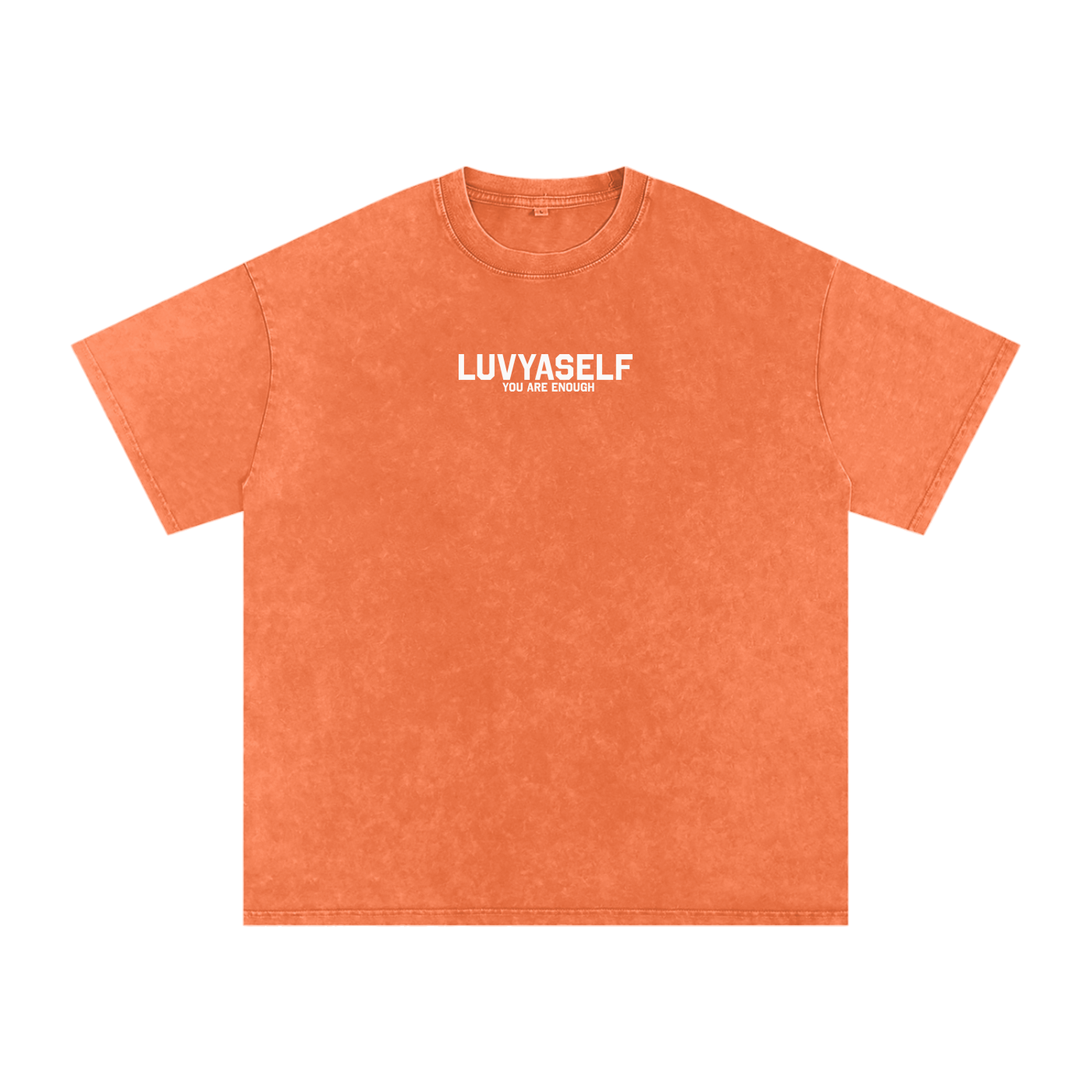 LUVYASELF - Snow Washed Oversized Cotton T-Shirt
