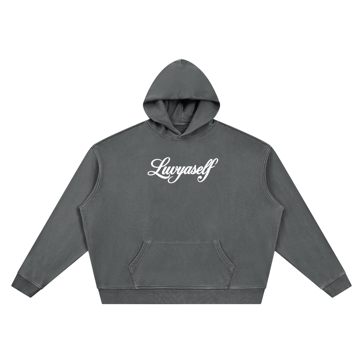 Unisex Vintage Wash Boxy Hoodie