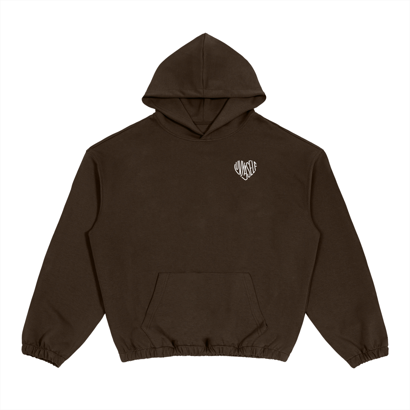 LUVYASELF - Boxy Cinched Hem Hoodie