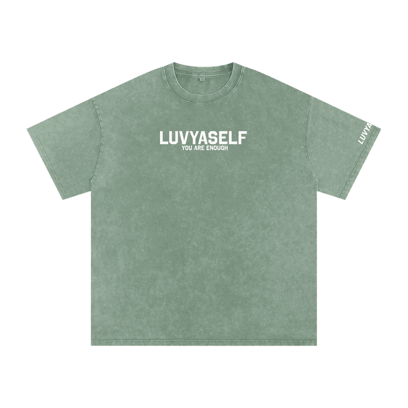 LUVYASELF - Snow Washed Oversized Cotton T-Shirt