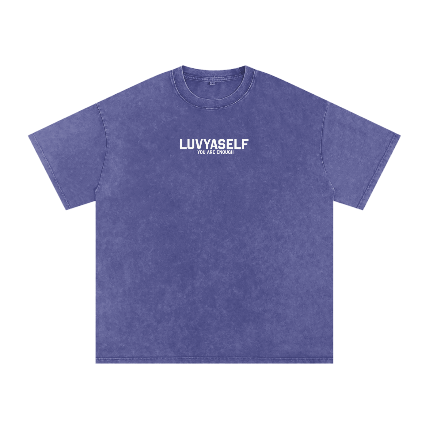 LUVYASELF - Snow Washed Oversized Cotton T-Shirt