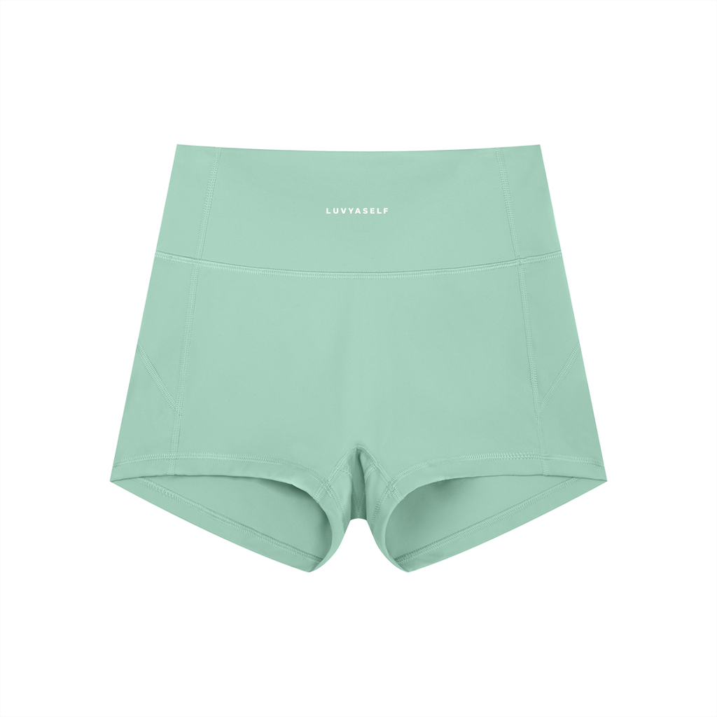 Uniform High-Waist Yoga Shorts
