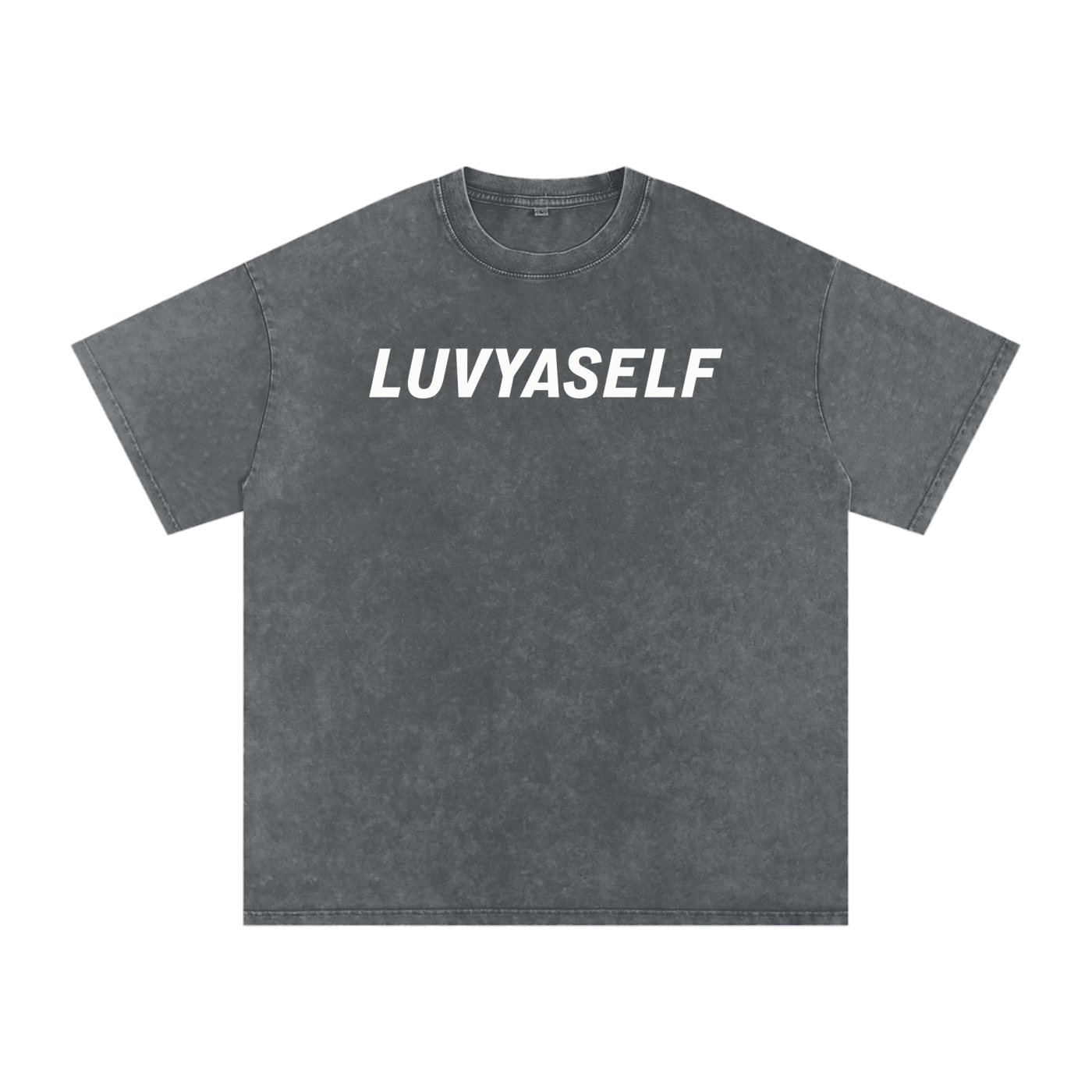 LUVYASELF,Self-Luv,Mental Health,Motivation,Heavyweight 250 GSM,Vintage Oversize Tee,Acid Wash T-Shirt,LUVYASELF Oversize Tee,Self-Love,You matter