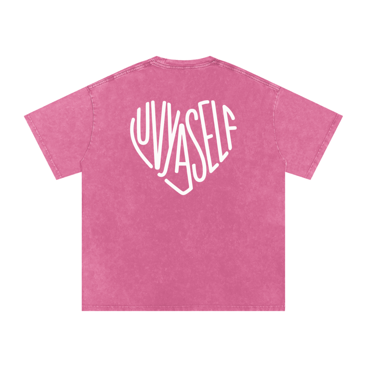 LUVYASELF - Snow Washed Oversized Cotton T-Shirt