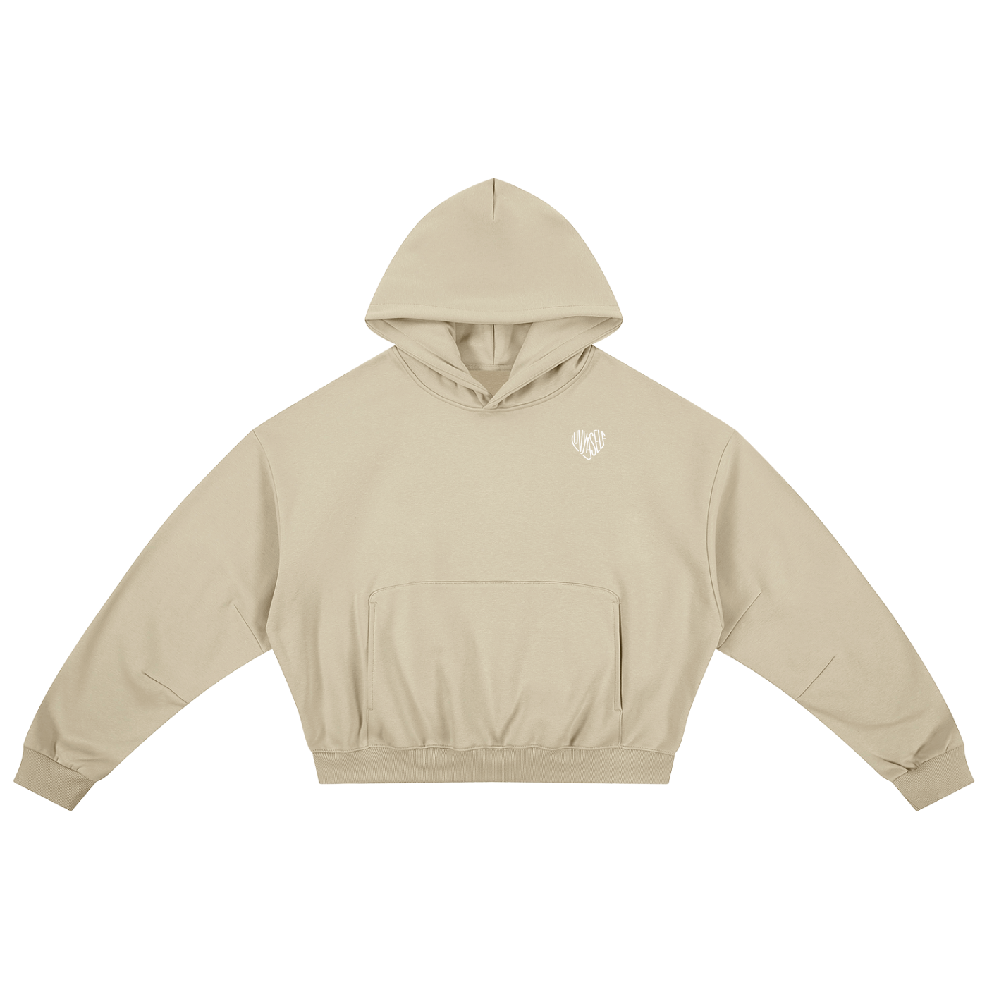 Essential Boxy Darted Sleeve Hoodie