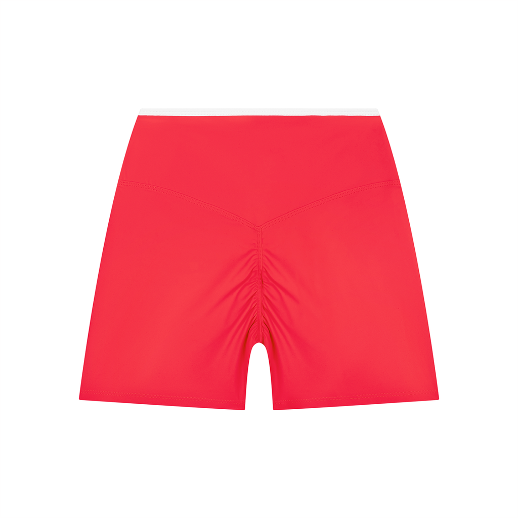 Uniform High Rise Color Block Yoga Shorts