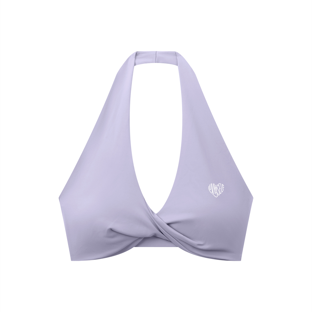 Uniform Sports Bra — Pleated Halter