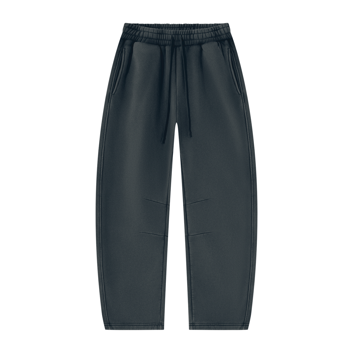 Unisex Vintage Wash Barrel Leg Fleece Sweatpants
