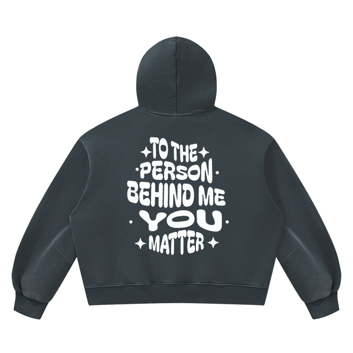 Unisex Vintage Wash Boxy Fleece Hoodie