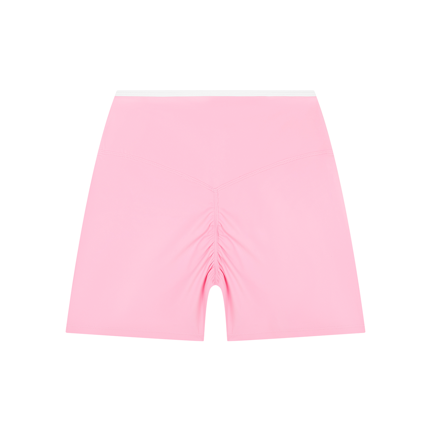 Uniform High Rise Color Block Yoga Shorts
