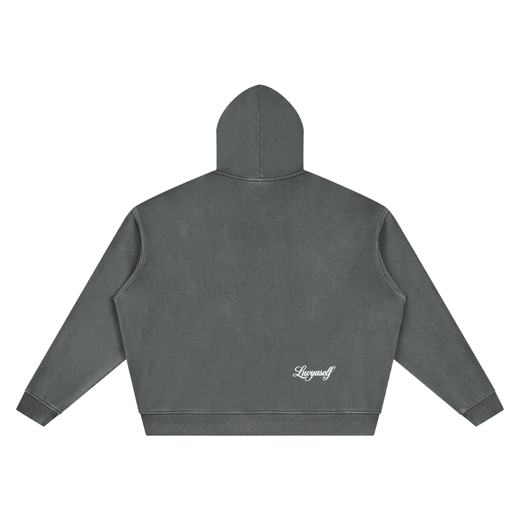 Unisex Vintage Wash Boxy Hoodie