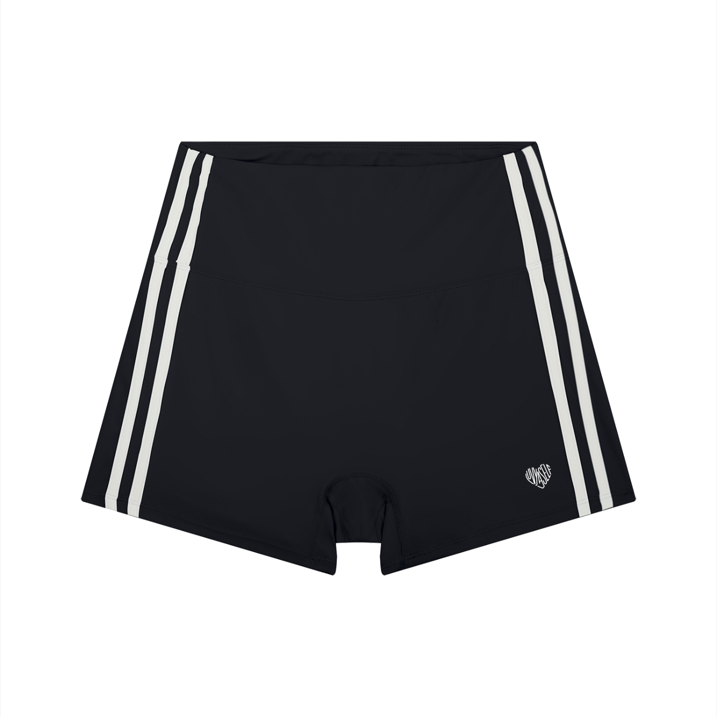 Uniform High-Waist Color Block Yoga Shorts