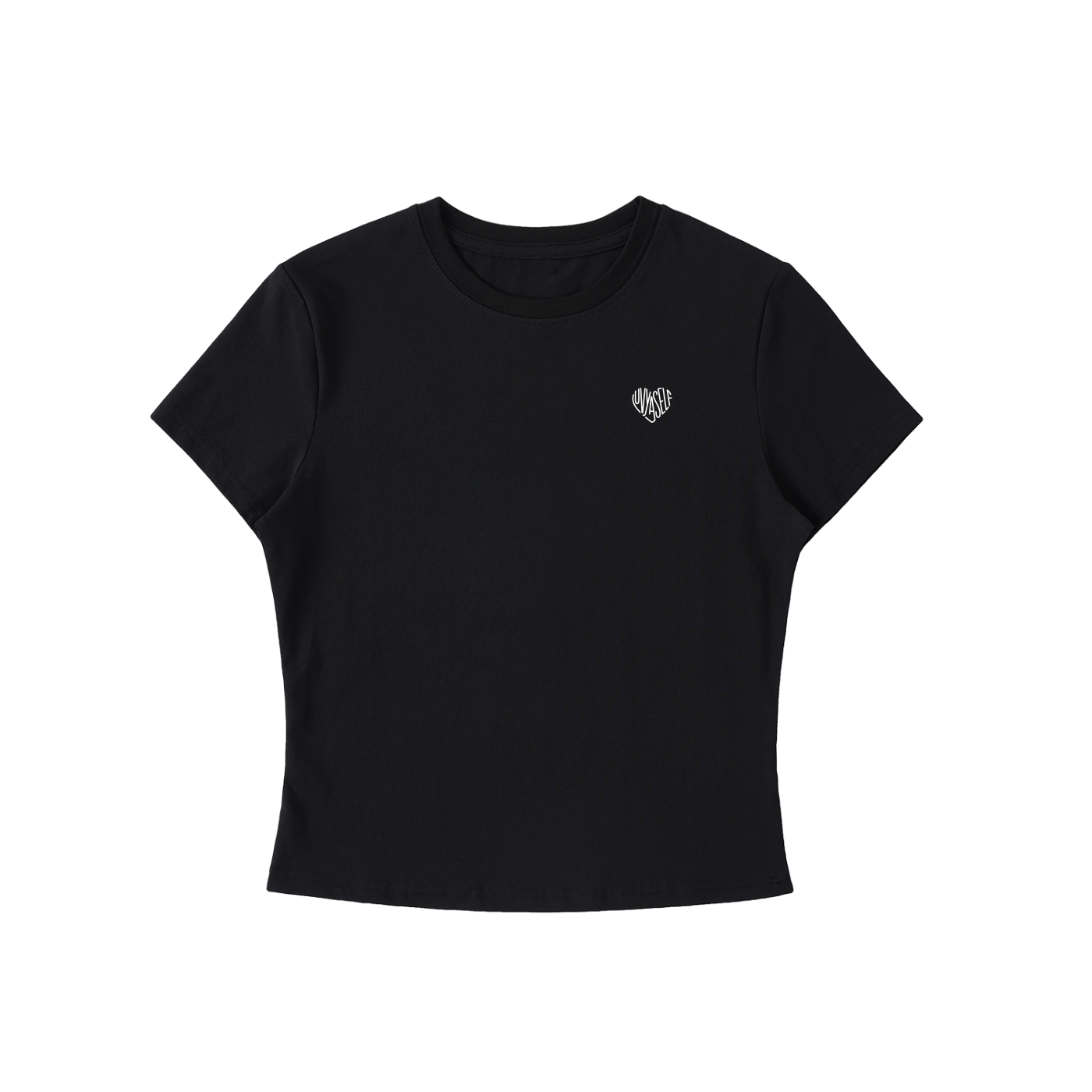 LUVYASELF Essential Bodycon Crewneck T-Shirt