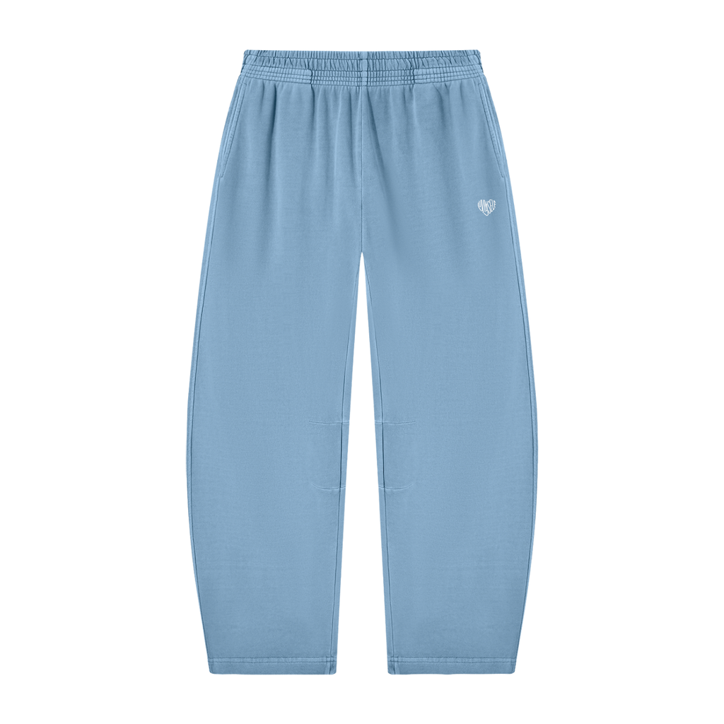 Unisex Vintage Washed Barrel Leg Sweatpants