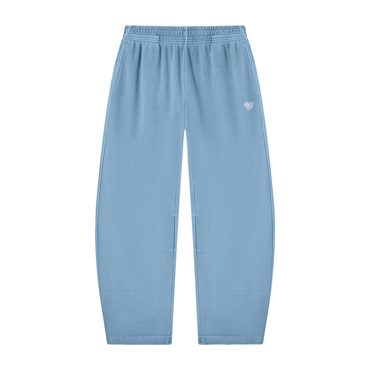 Unisex Vintage Washed Barrel Leg Sweatpants