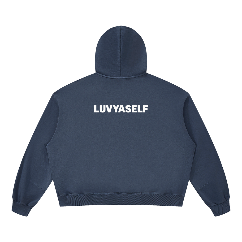 Unisex Boxy Vintage Washed Hoodie