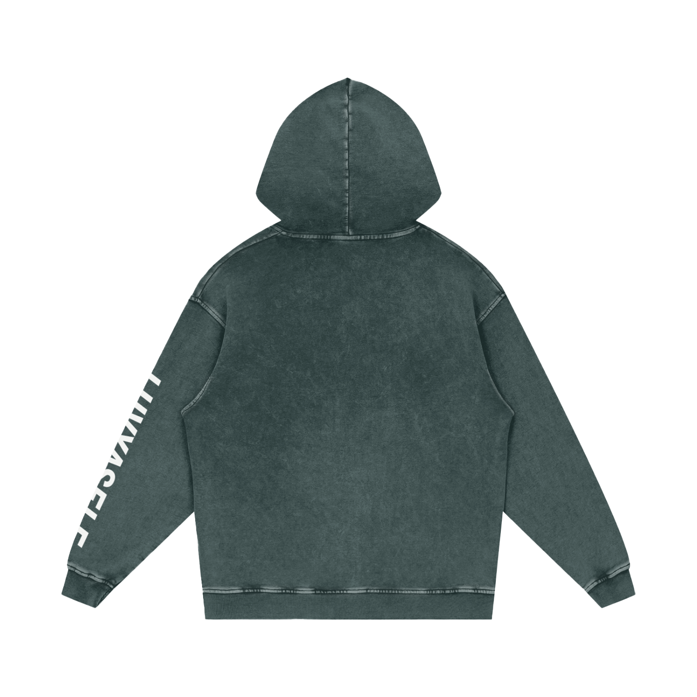 LUVYASELF - Snow Washed Loose Cotton Hoodie