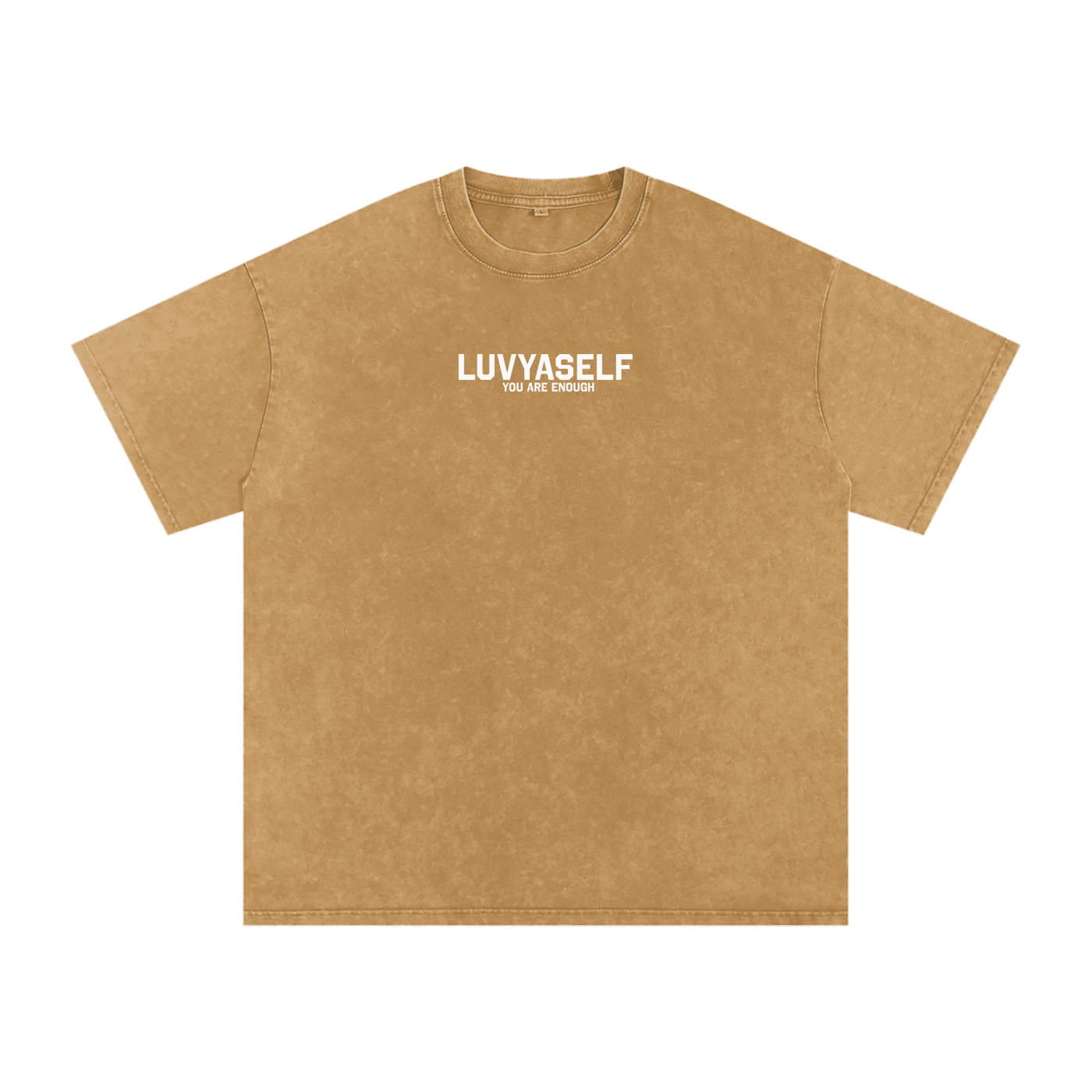 LUVYASELF - Snow Washed Oversized Cotton T-Shirt