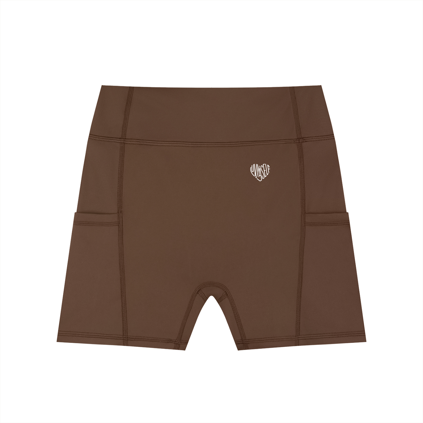 Women's High-Waisted Pocket Biker Shorts