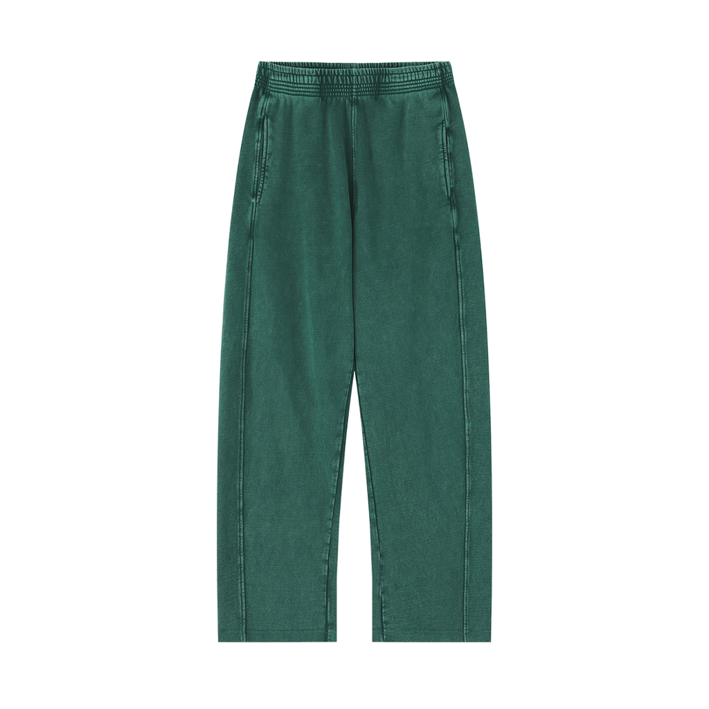 Unisex Mineral Wash Straight Sweatpants