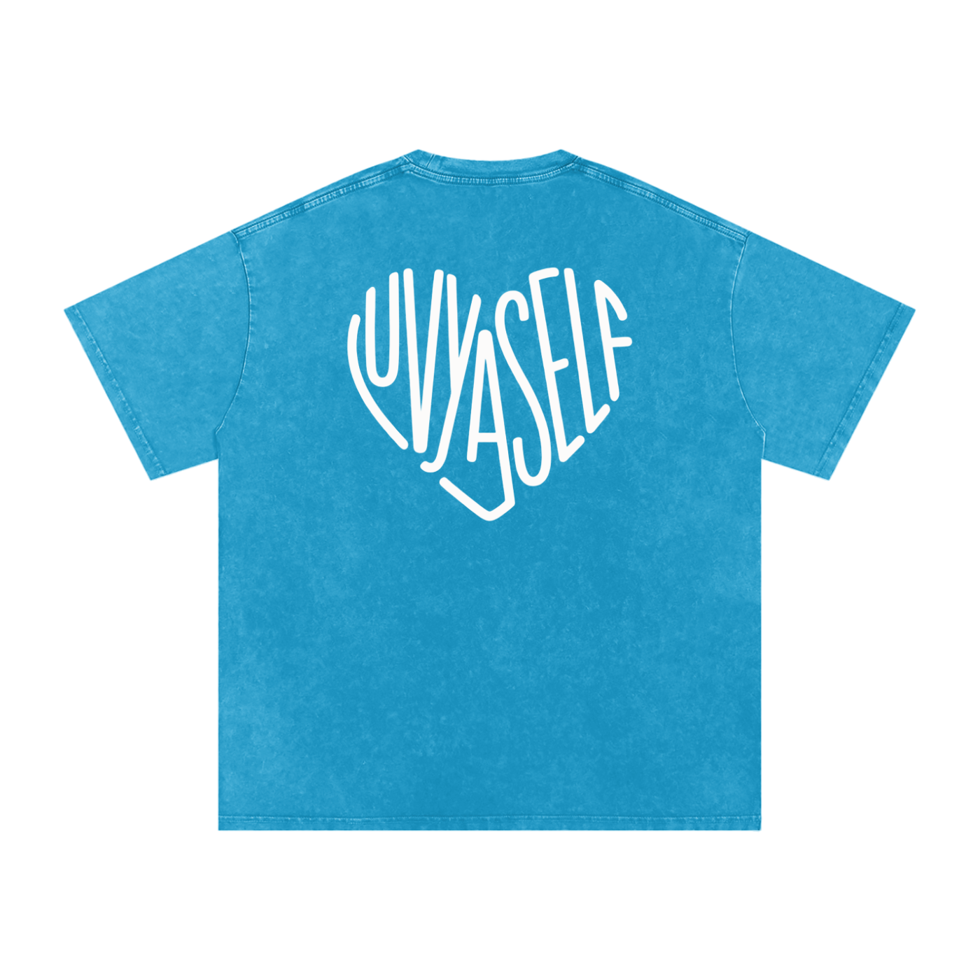 LUVYASELF - Snow Washed Oversized Cotton T-Shirt