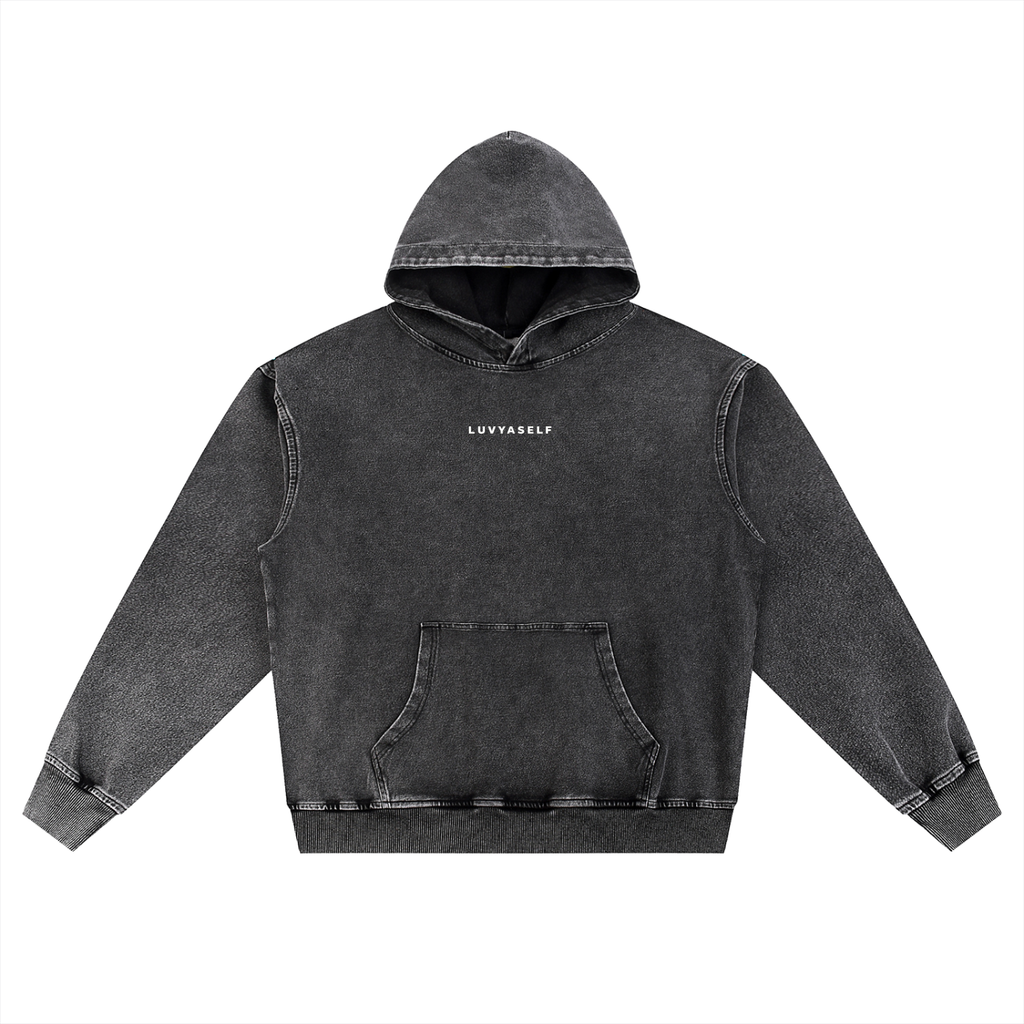 Uniform Snow Wash Oversized Hoodie