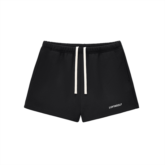 LUVYASELF - Essential Fleece Drawstring Sweatshorts