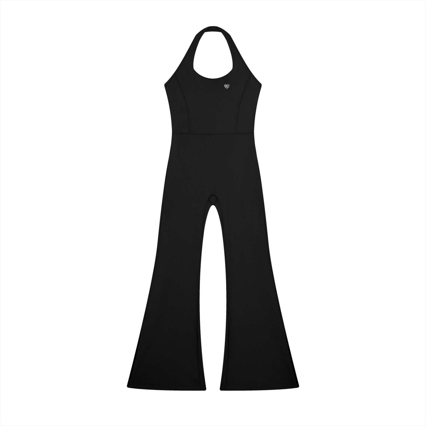 Uniform Halter Flared Jumpsuit