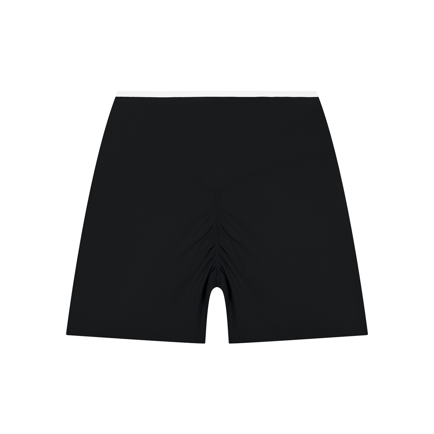 Uniform High Rise Color Block Yoga Shorts