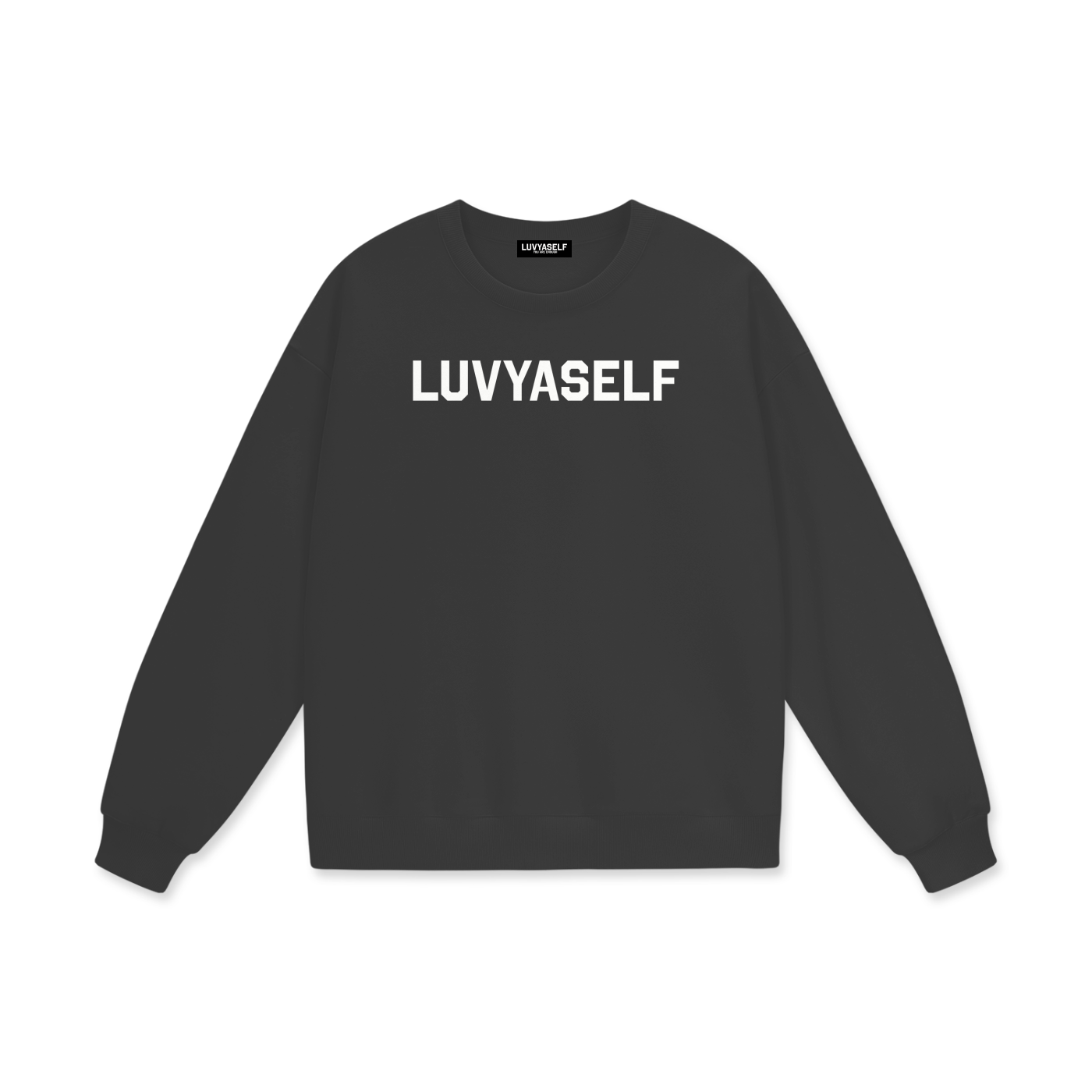 LUVYASELF - Streetwear Unisex Heavyweight Drop Shoulder Oversized Fleece Sweatshirt